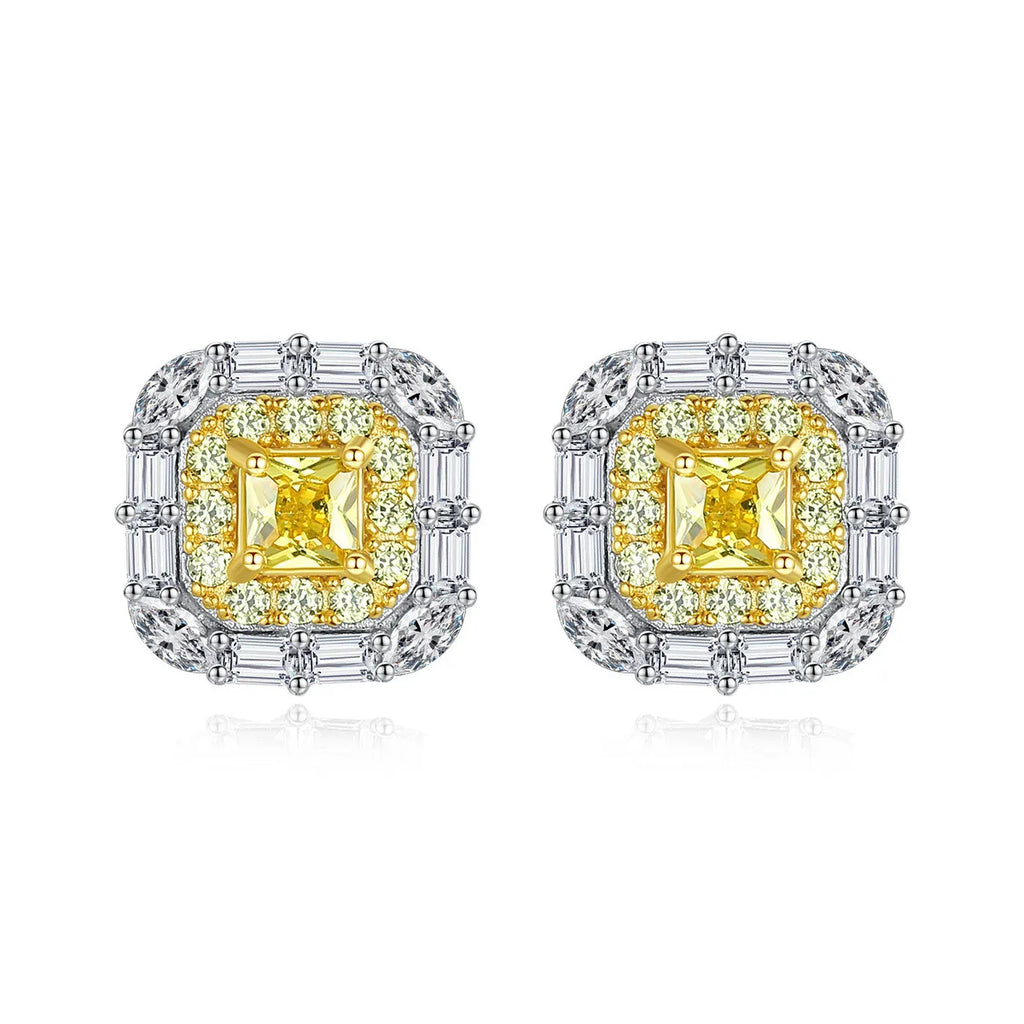 Gemstone Earrings Ear Stud