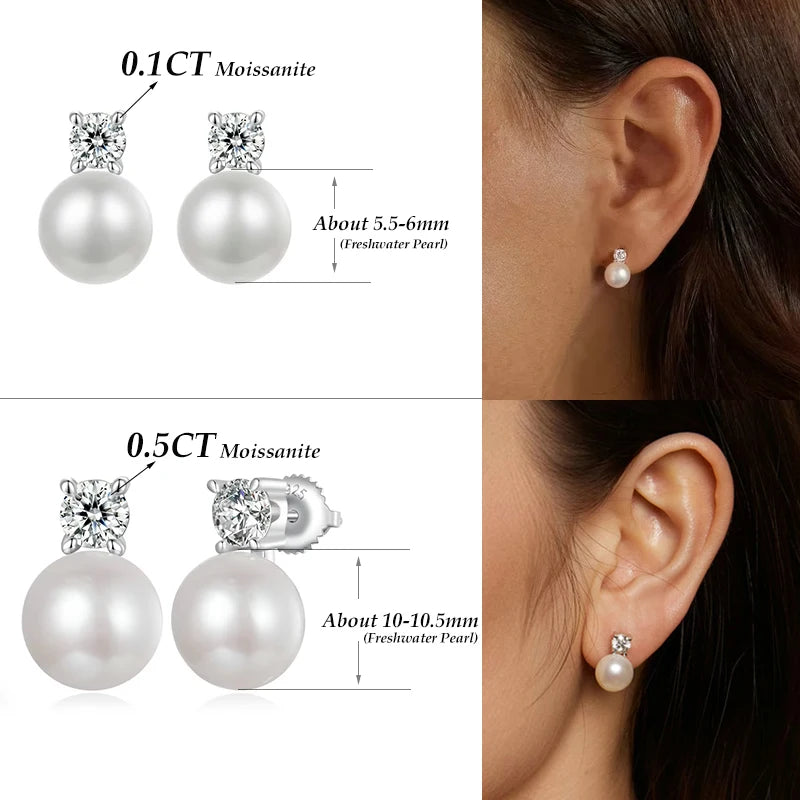 Pearl Stud Earrings