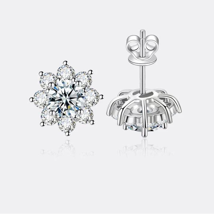 Snowflake Simulation  Earrings