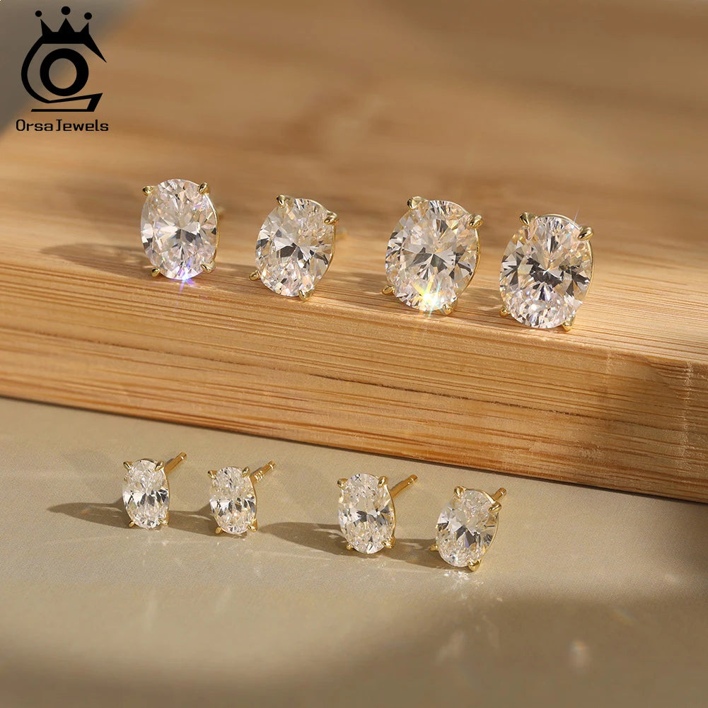 Sterling Silver Zircon Earrings