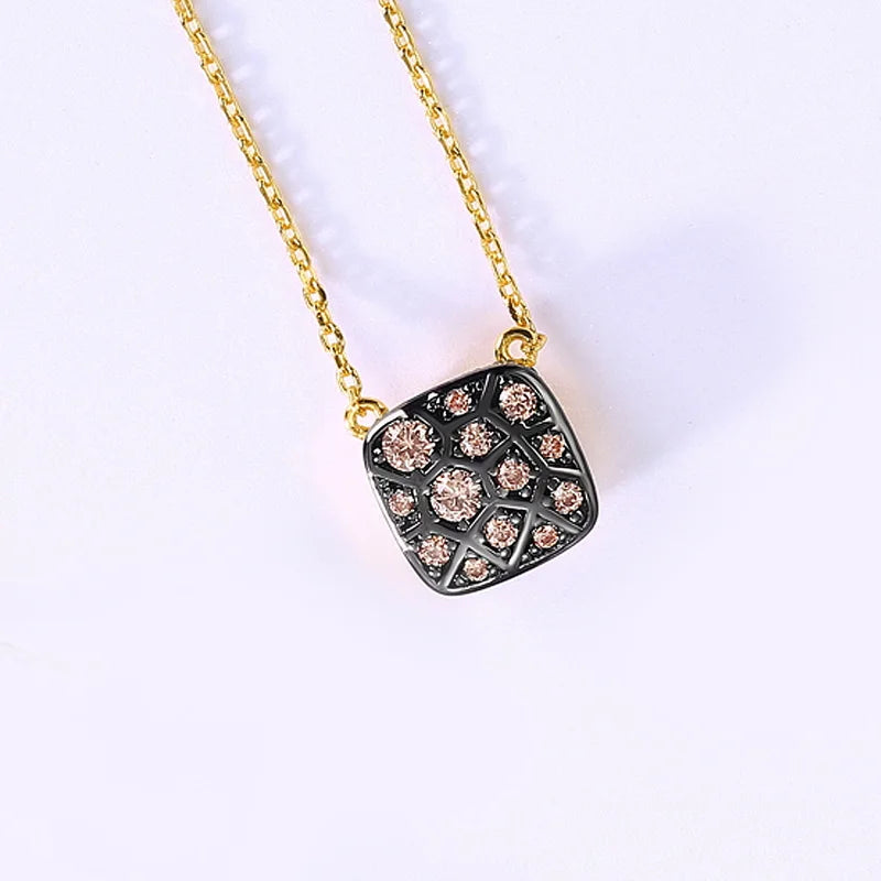 Crystals Necklaces Pendant Candy Color