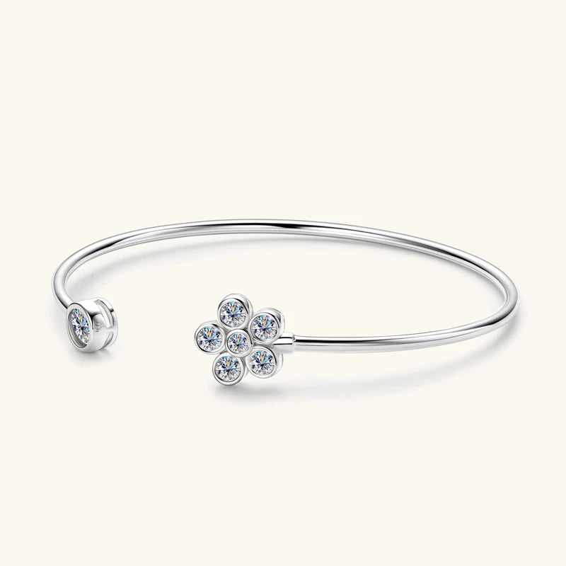 Moissanite Bangle Opening Cuffs