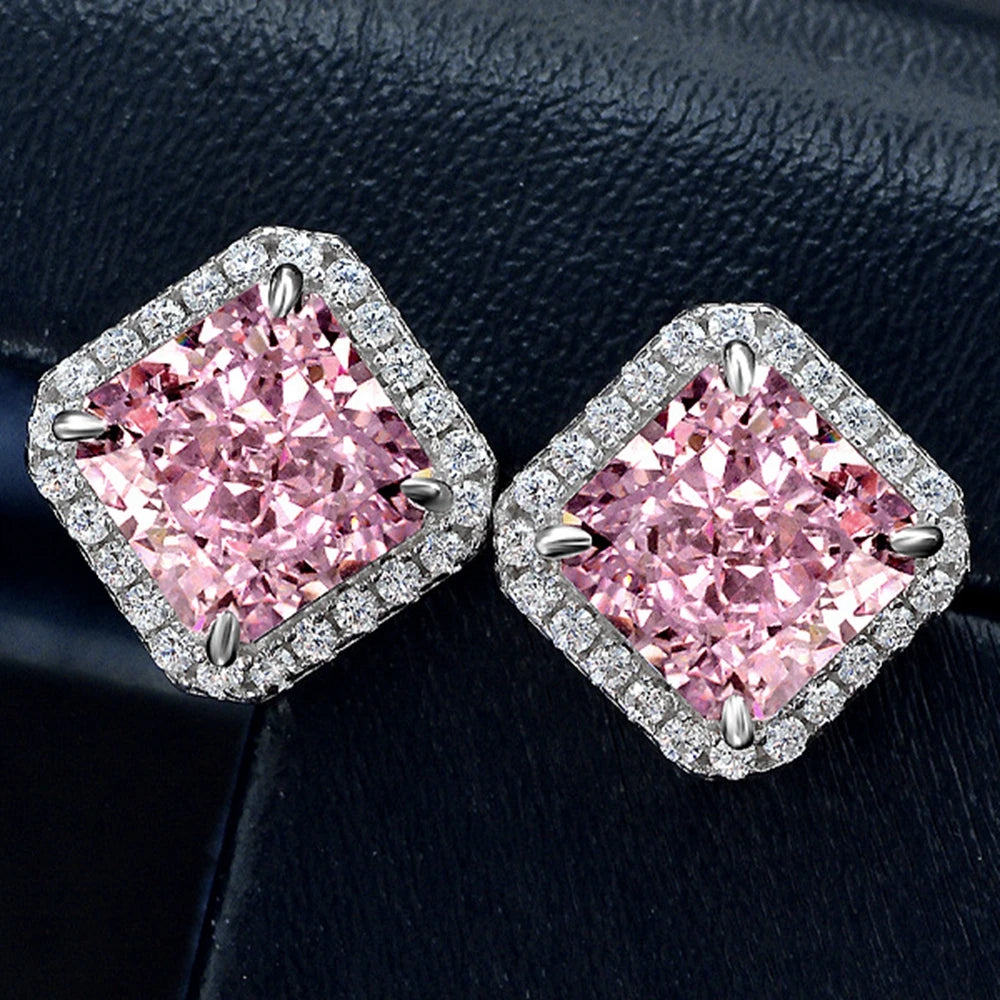 Crushed Ice Cushion Cut  Fancy Vivid Orange Sapphire