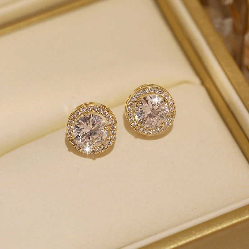 Vintage Style Zircon Stud