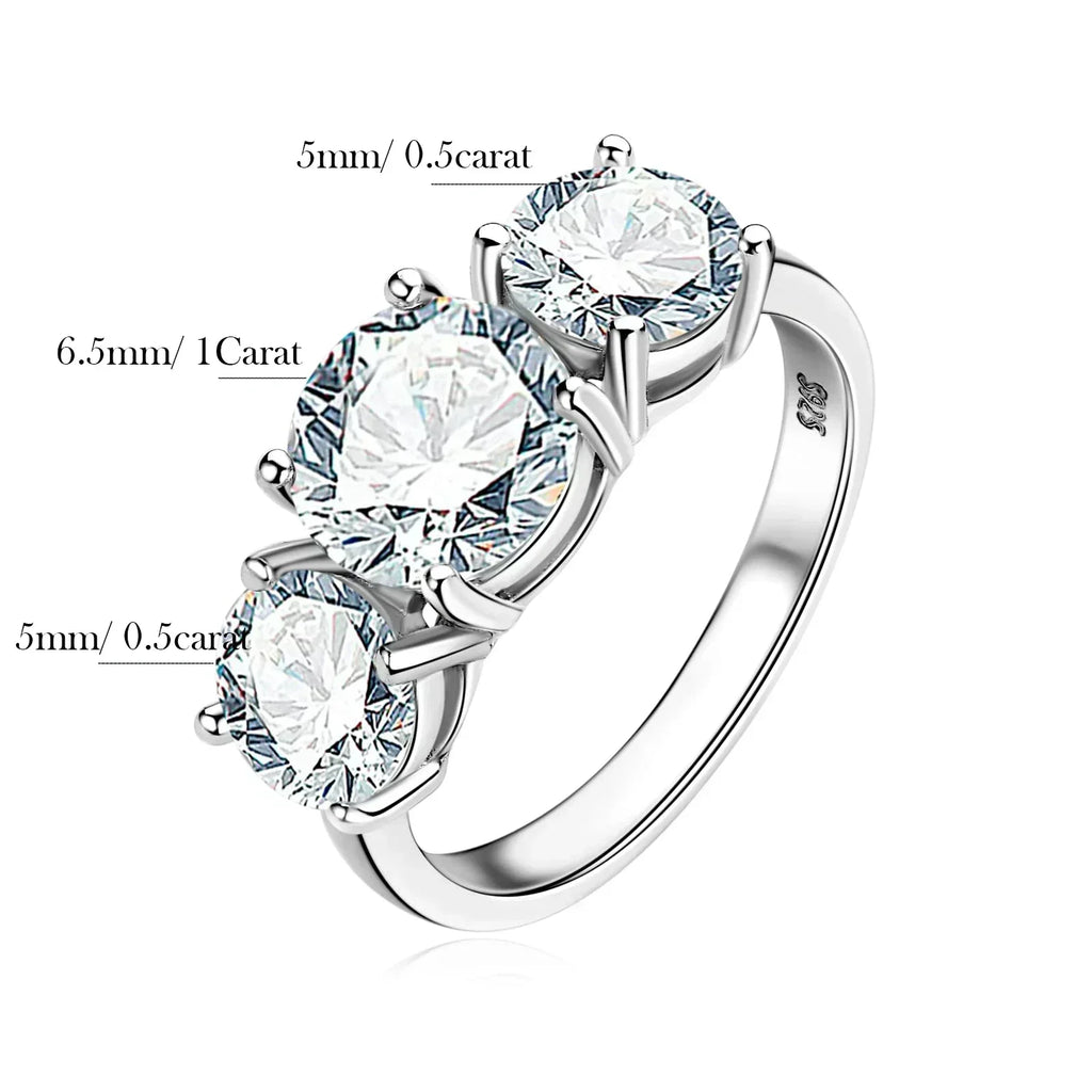 Moissanite Diamond Ring