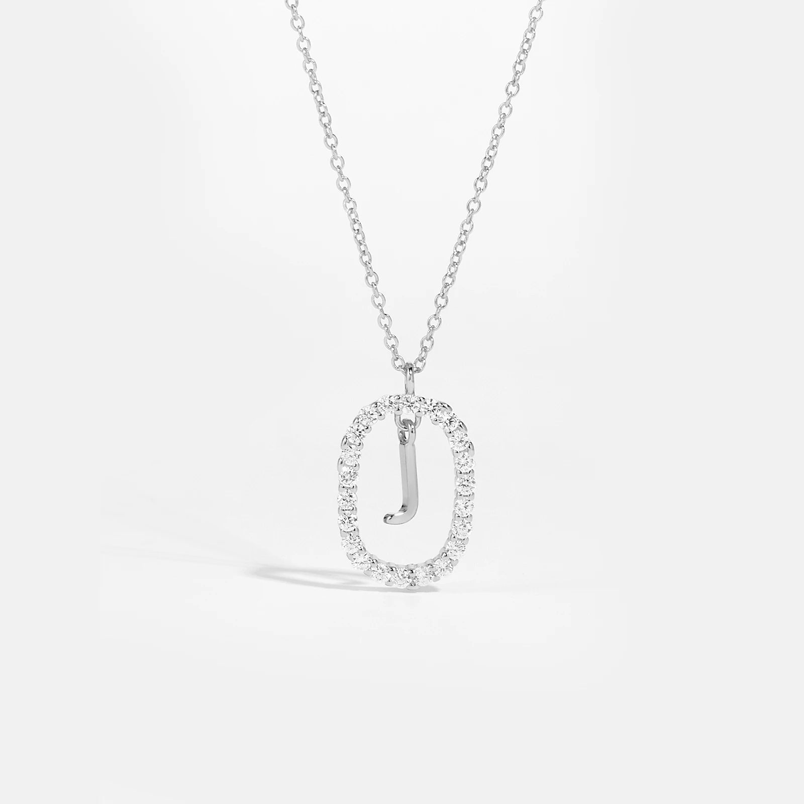 Silver Gold Initial Letters Pendant Alphabet Necklace