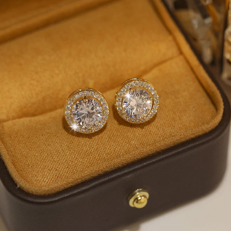 Vintage Style Zircon Stud