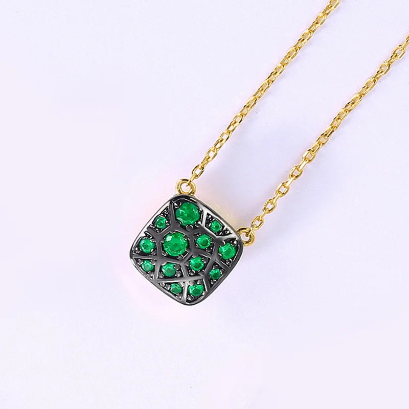 Crystals Necklaces Pendant Candy Color