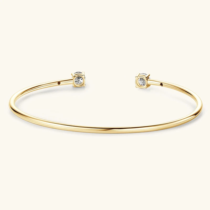 Moissanite Bangle Opening Cuffs