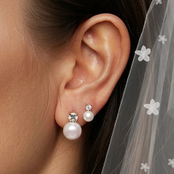 Pearl Stud Earrings