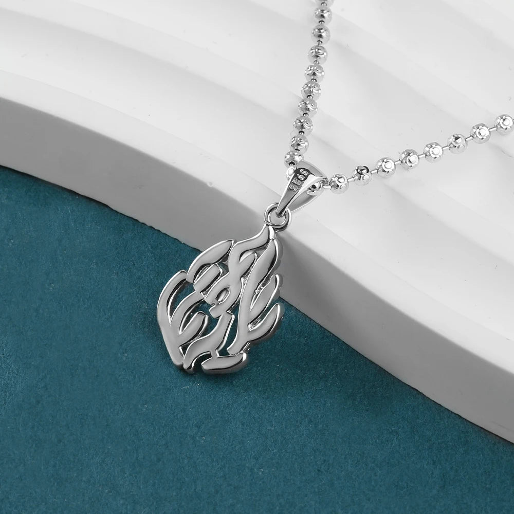 Sparkling Flame  Pendant Necklace