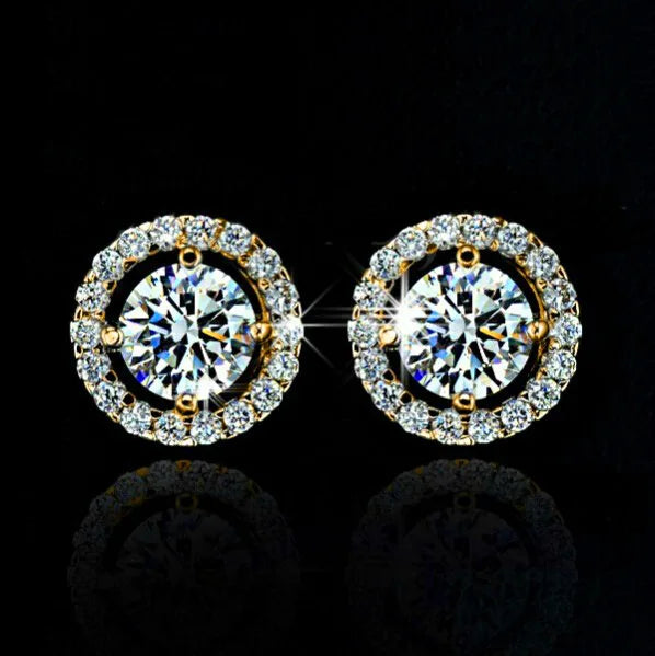 Vintage Style Zircon Stud