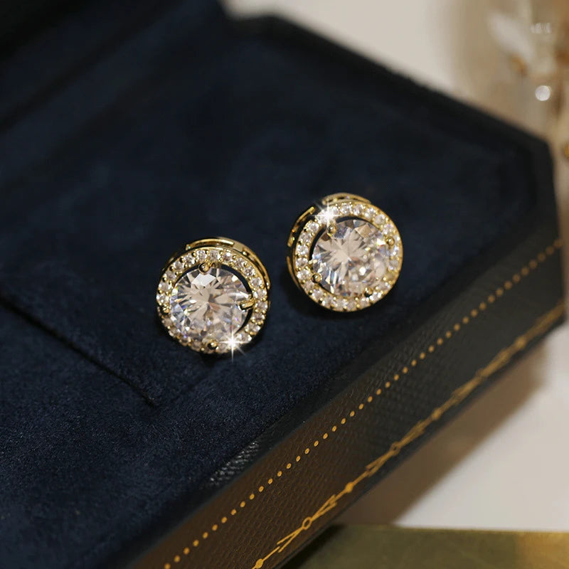 Vintage Style Zircon Stud