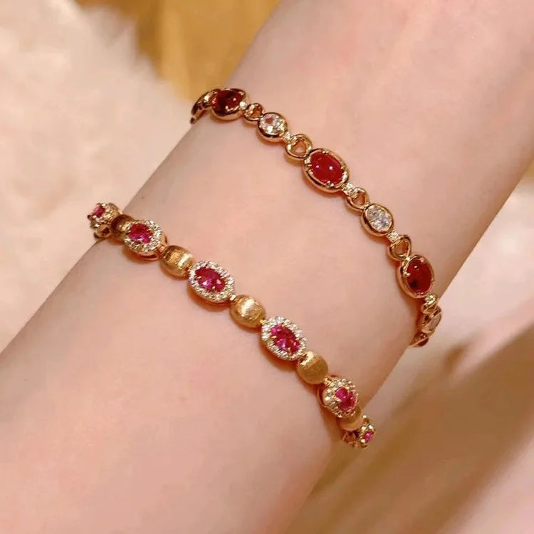 Antique money wind brushed bracelet