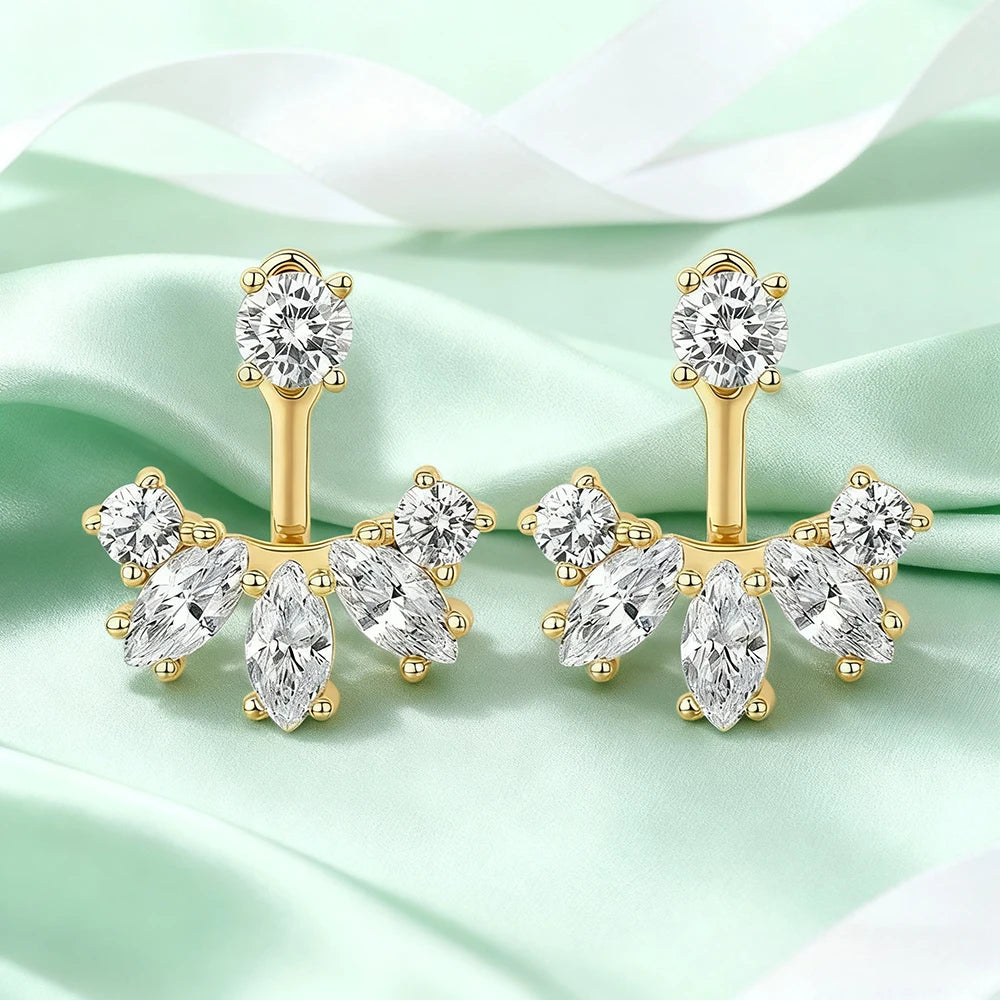 Drop Earrings Detachable Ear cuff