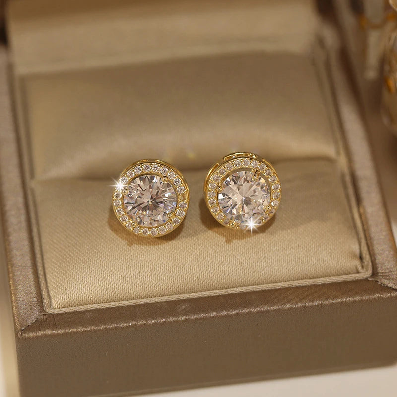 Vintage Style Zircon Stud