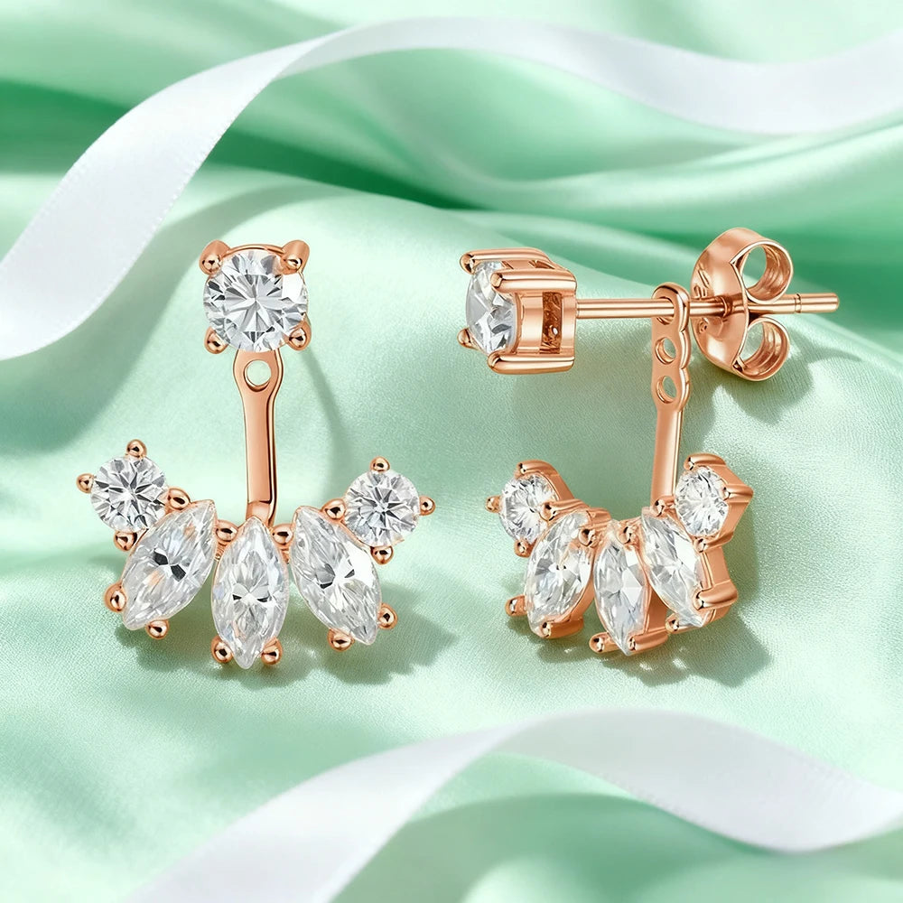 Drop Earrings Detachable Ear cuff