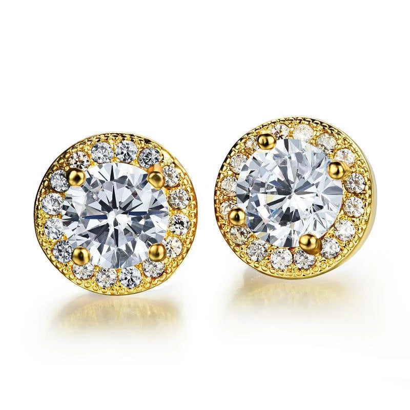 Vintage Style Zircon Stud