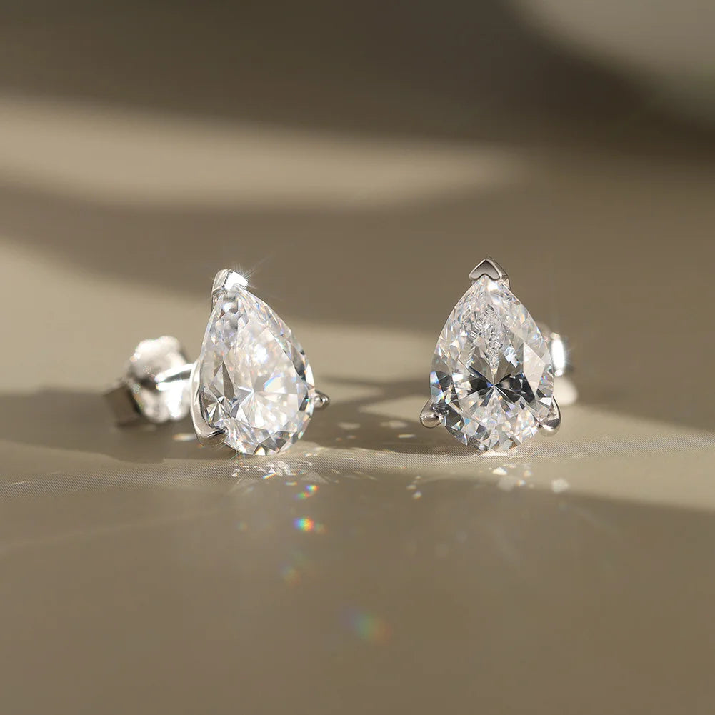 Pear Stud Earrings