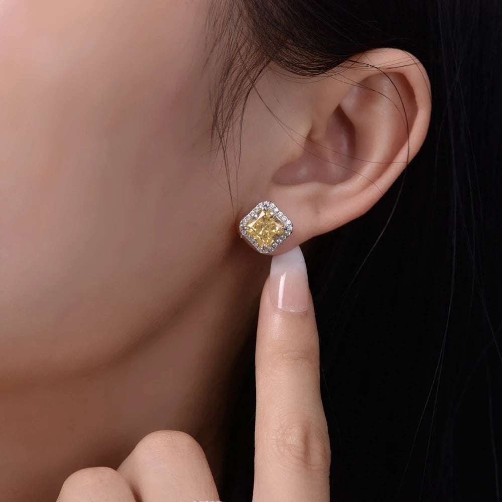 Crushed Ice Cushion Cut  Fancy Vivid Orange Sapphire