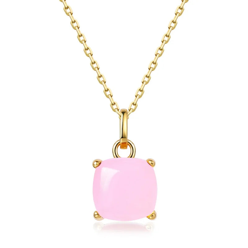Crystals Necklaces Pendant Candy Color