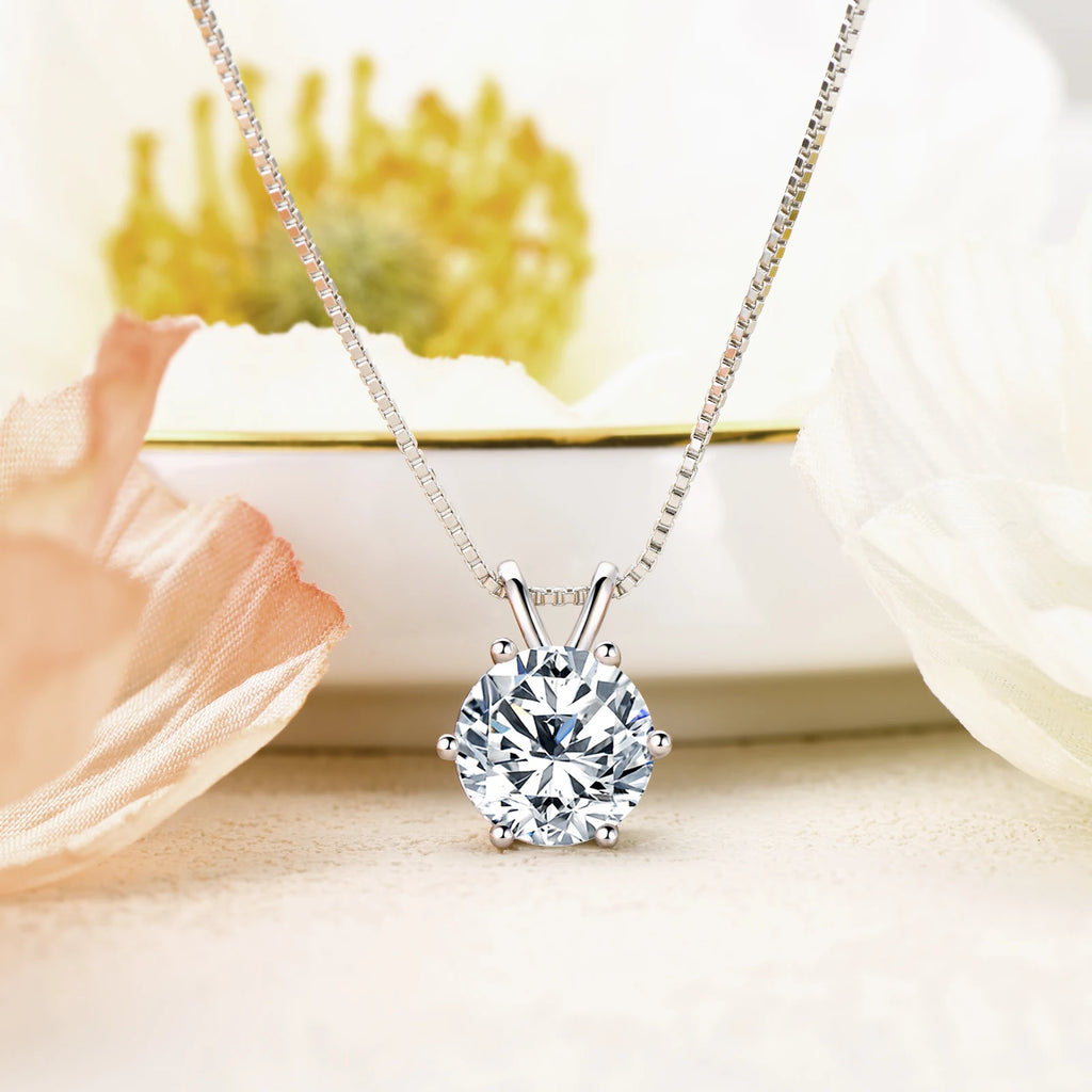 Pendant Solitaire Drop Necklaces
