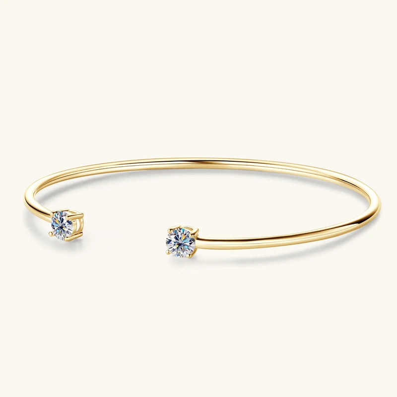 Moissanite Bangle Opening Cuffs