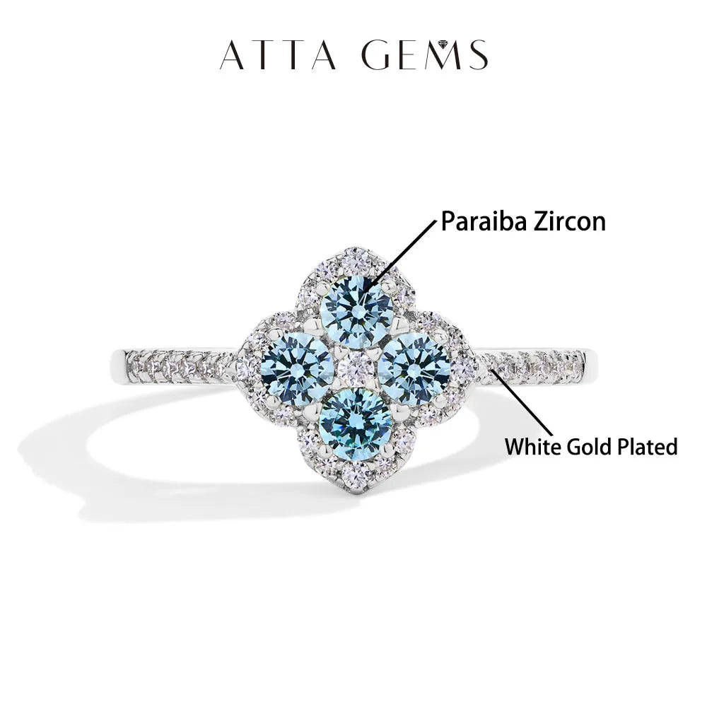 Classic Moissanite Rings for Women D Color VVS1 Real 925 Sterling Silver