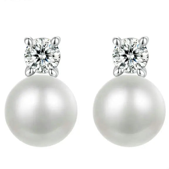 Pearl Stud Earrings