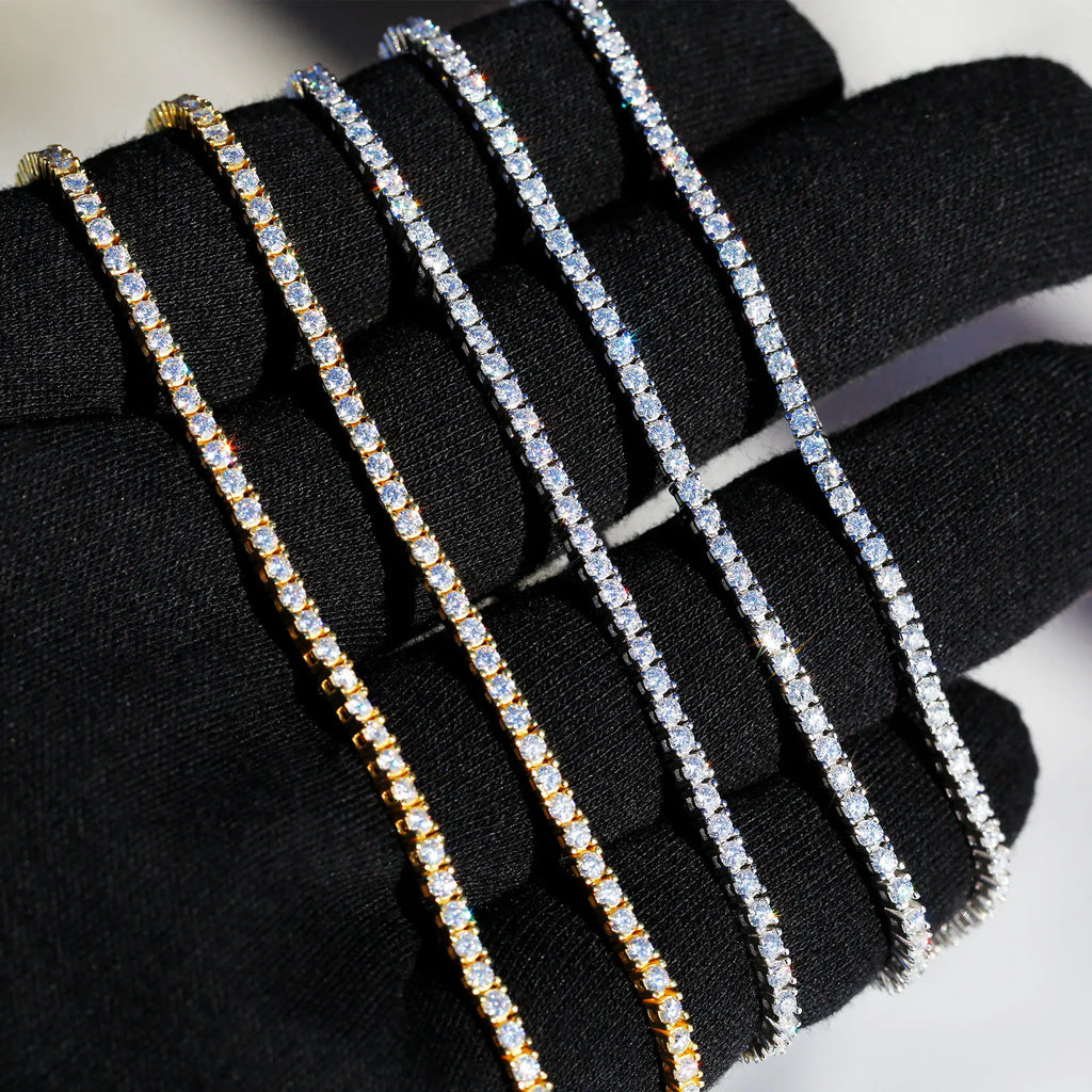 Moissanite Tennis Necklace