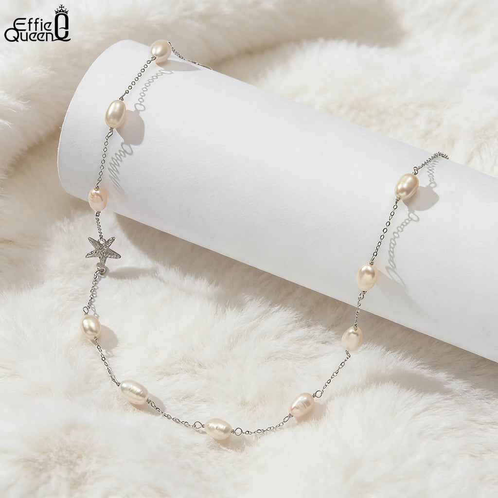 Pearl Choker Necklace Fashion