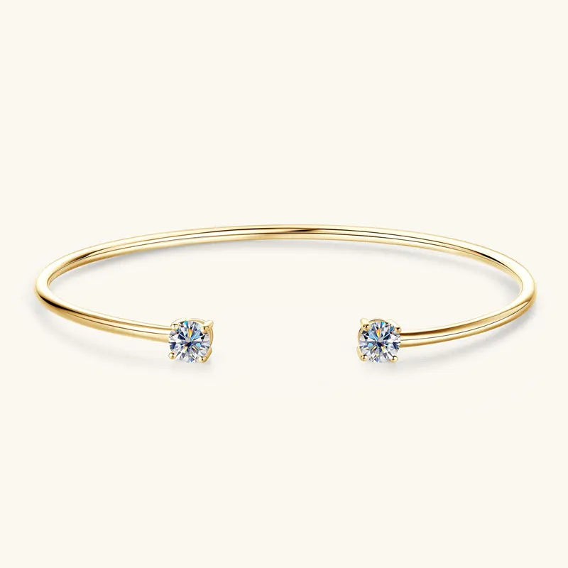 Moissanite Bangle Opening Cuffs