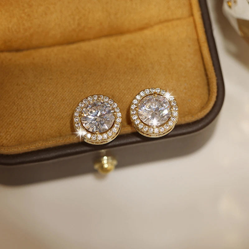 Vintage Style Zircon Stud