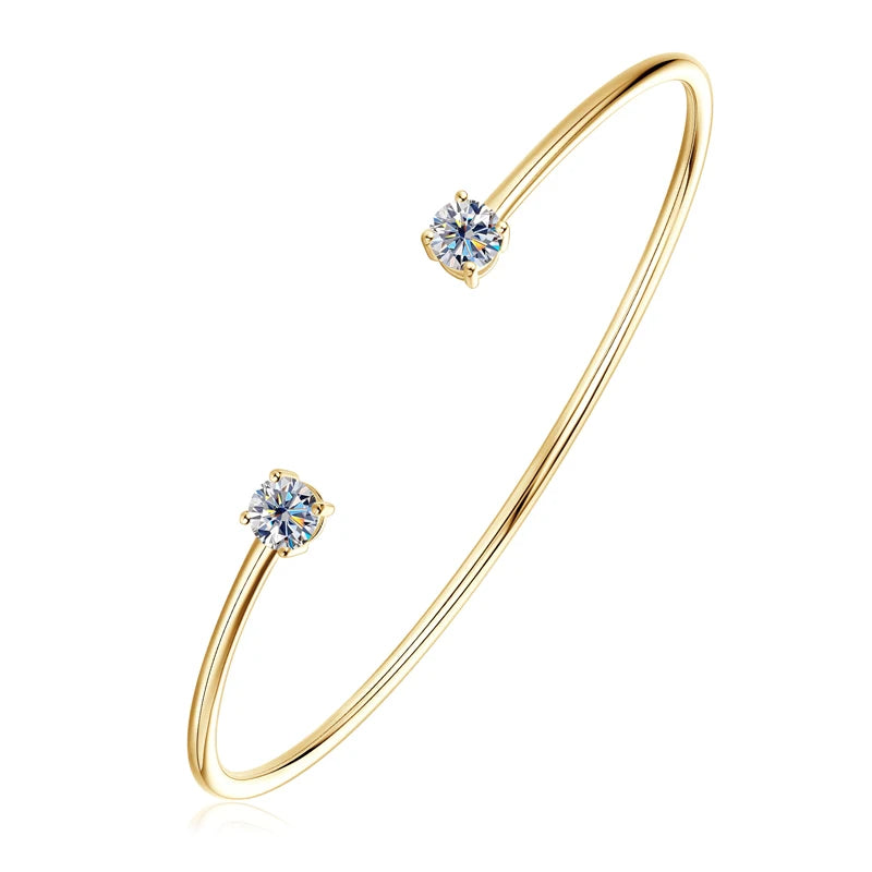 Moissanite Bangle Opening Cuffs