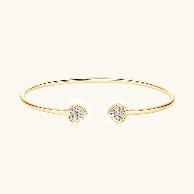 Moissanite Bangle Opening Cuffs